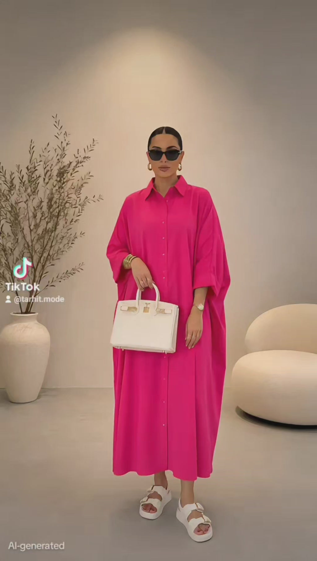 Robe chemise oversize/robe amanda/ستايل Oversize لي راهو داير ضجة! 🚨