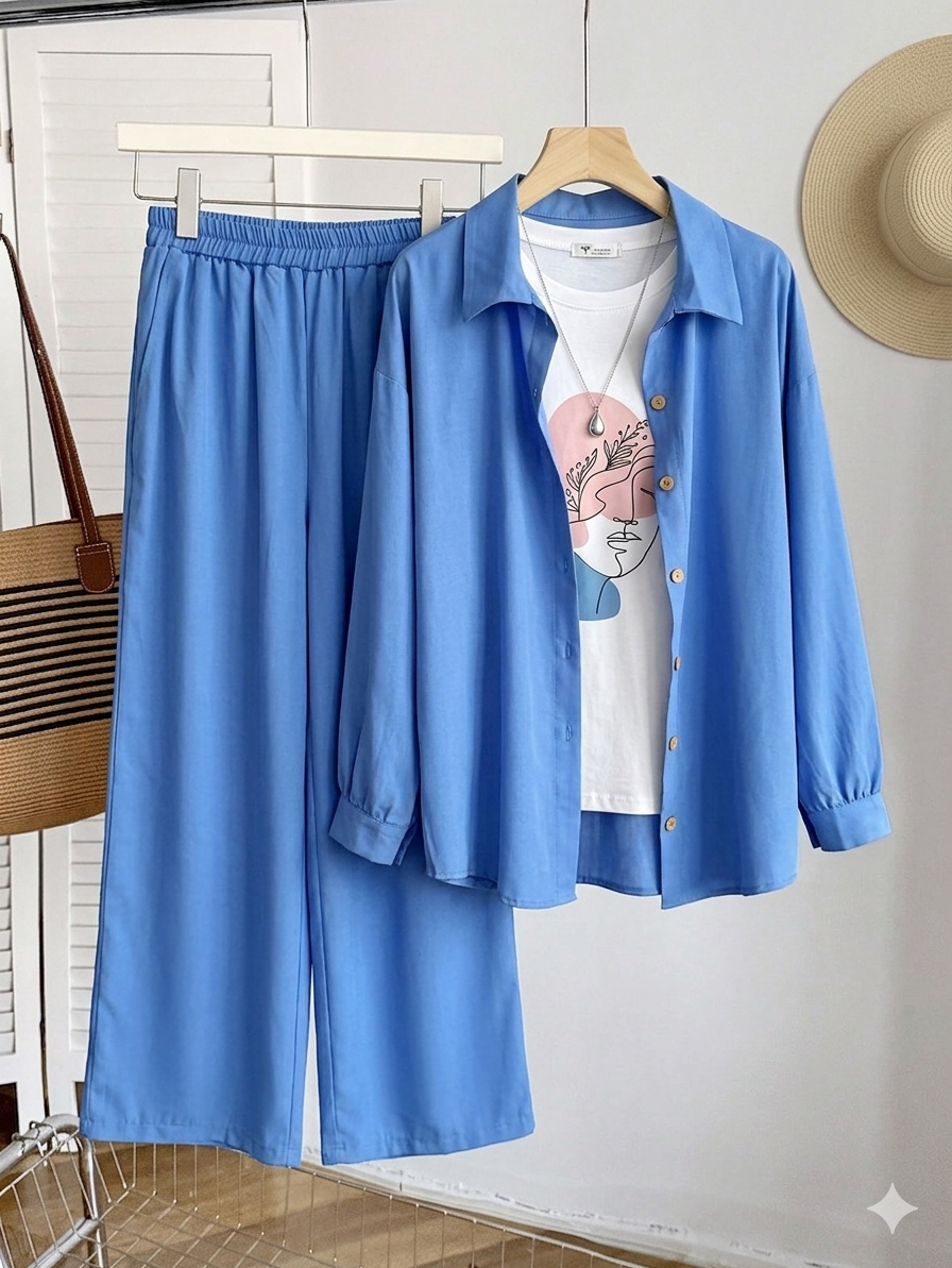 طقم الجينز المريح