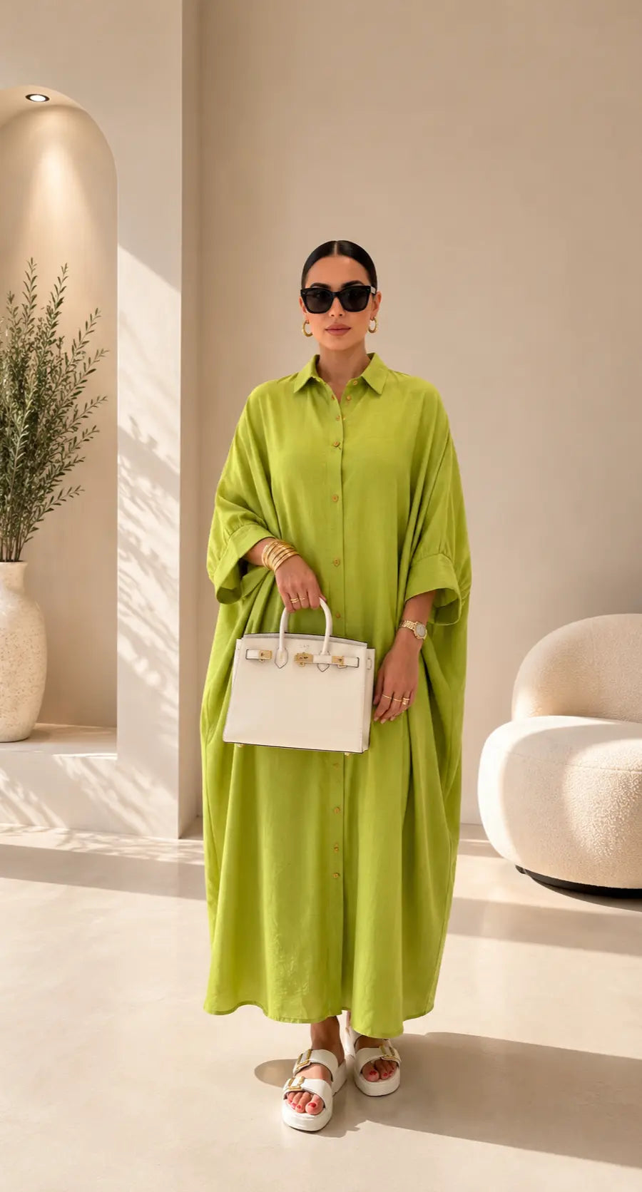 Robe chemise oversize/robe amanda/ستايل Oversize لي راهو داير ضجة! 🚨