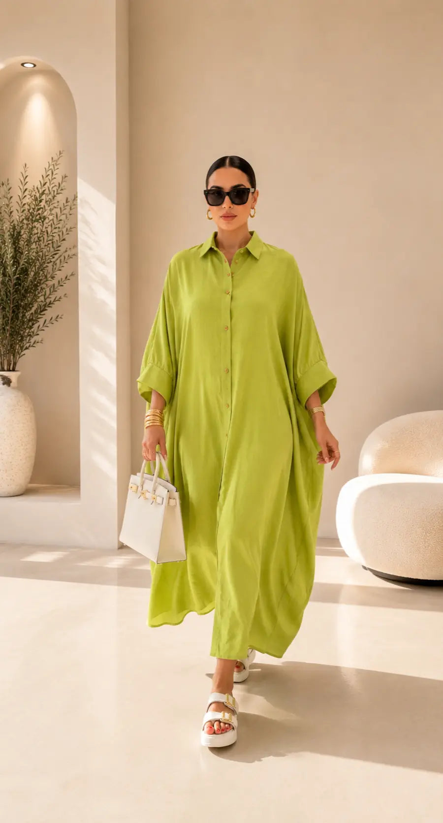 Robe chemise oversize/robe amanda/ستايل Oversize لي راهو داير ضجة! 🚨