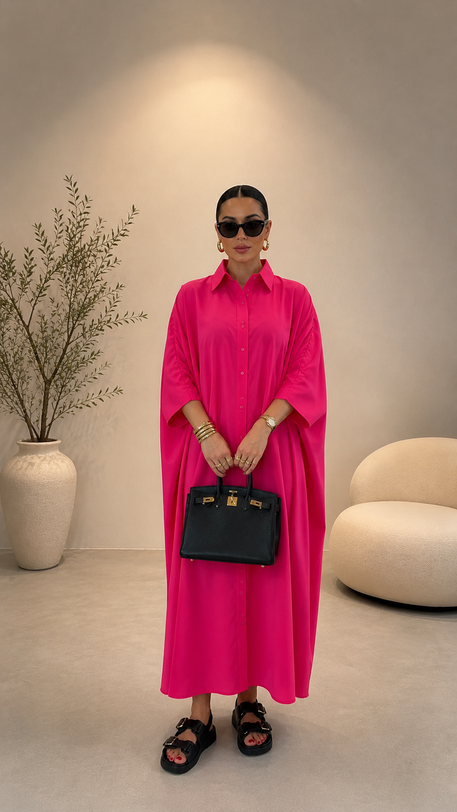 Robe chemise oversize/robe amanda/ستايل Oversize لي راهو داير ضجة! 🚨